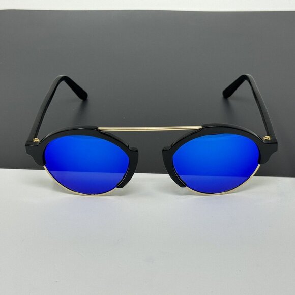 illesteva Milan III Black-Blue Mirror 53 [] 24-140